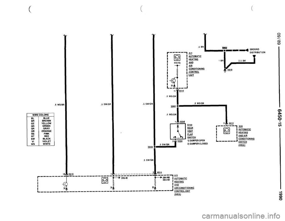 BMW 750il 1990 E32 Electrical Troubleshooting Manual 