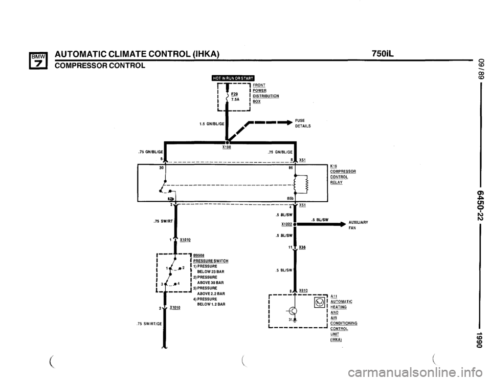 BMW 735il 1990 E32 Electrical Troubleshooting Manual 