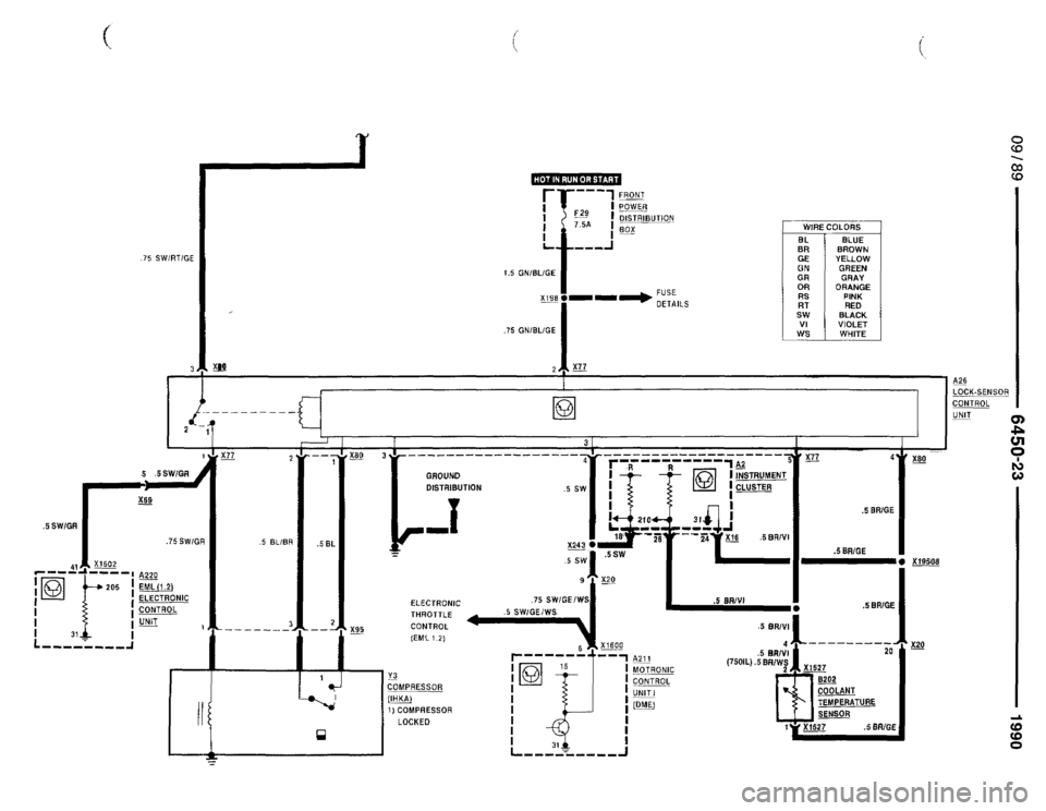 BMW 735il 1990 E32 Electrical Troubleshooting Manual 