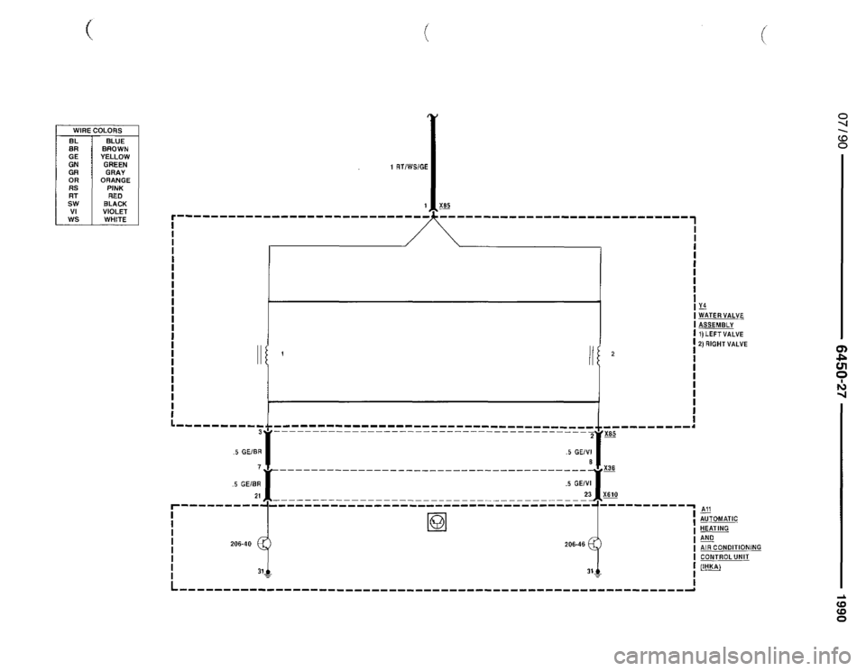 BMW 735il 1990 E32 Electrical Troubleshooting Manual 