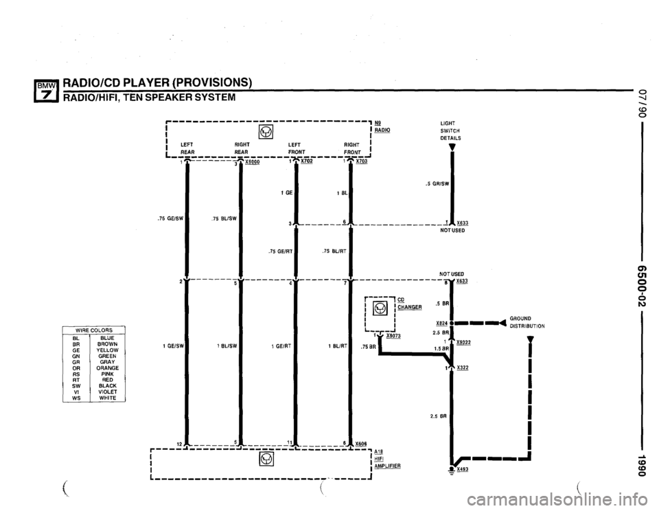 BMW 735il 1990 E32 Electrical Troubleshooting Manual 
