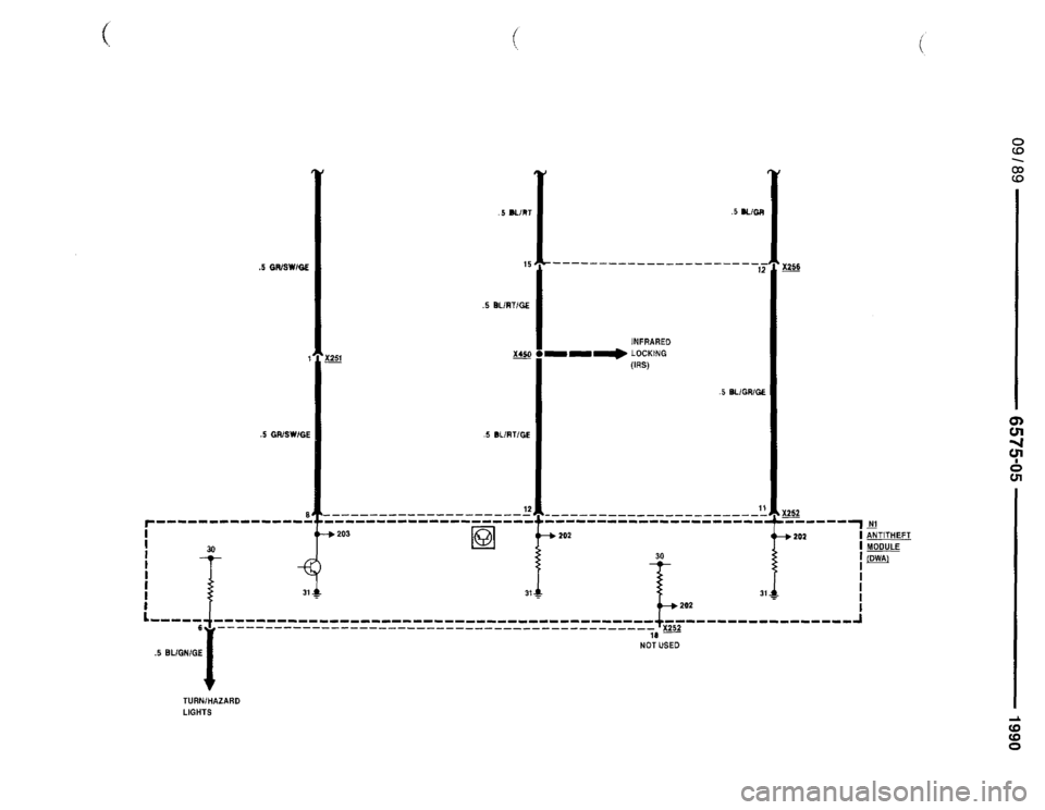 BMW 735il 1990 E32 Electrical Troubleshooting Manual 