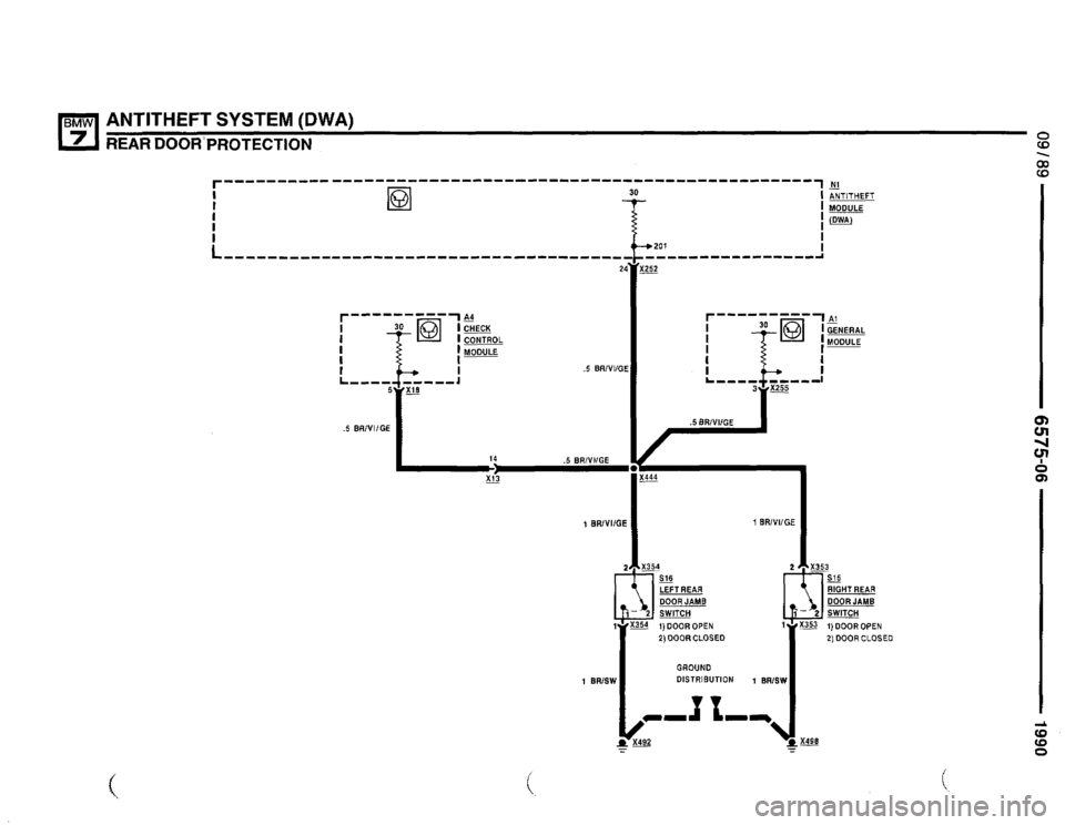 BMW 735il 1990 E32 Electrical Troubleshooting Manual 