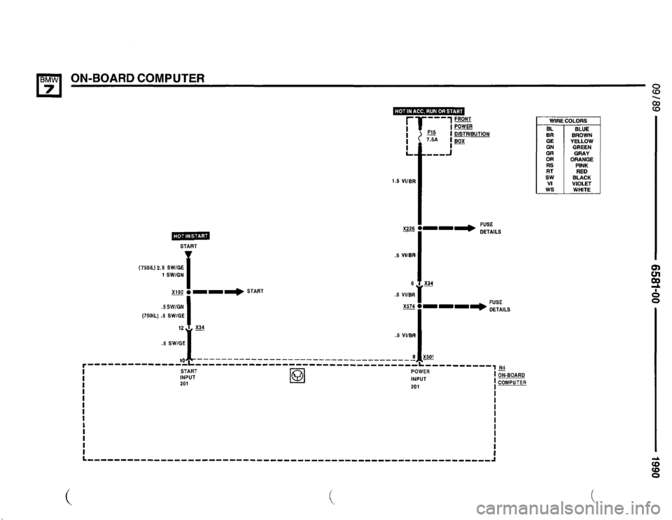 BMW 735il 1990 E32 Electrical Troubleshooting Manual 