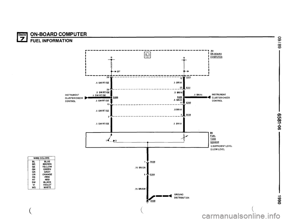 BMW 735il 1990 E32 Electrical Troubleshooting Manual 