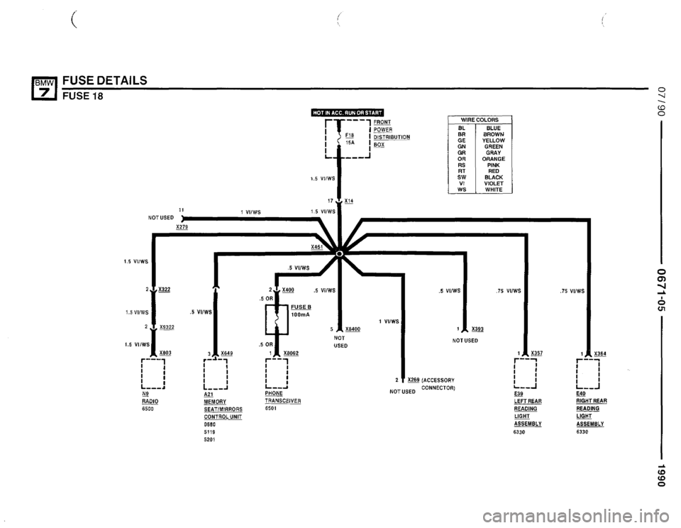 BMW 750il 1990 E32 Electrical Troubleshooting Manual 