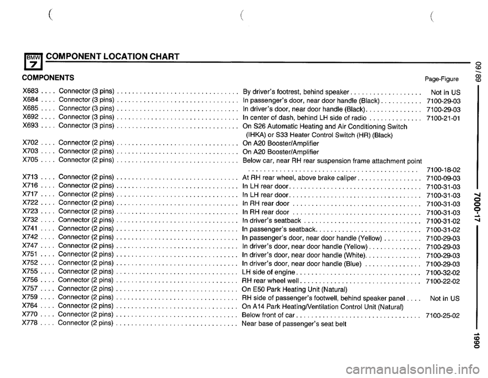 BMW 735il 1990 E32 Electrical Troubleshooting Manual 