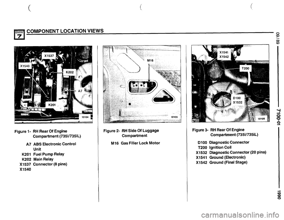 BMW 735il 1990 E32 Electrical Troubleshooting Manual 