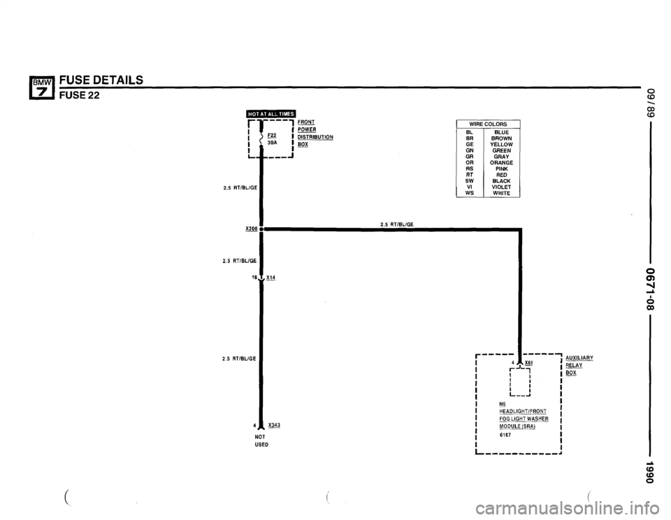 BMW 750il 1990 E32 Electrical Troubleshooting Manual 