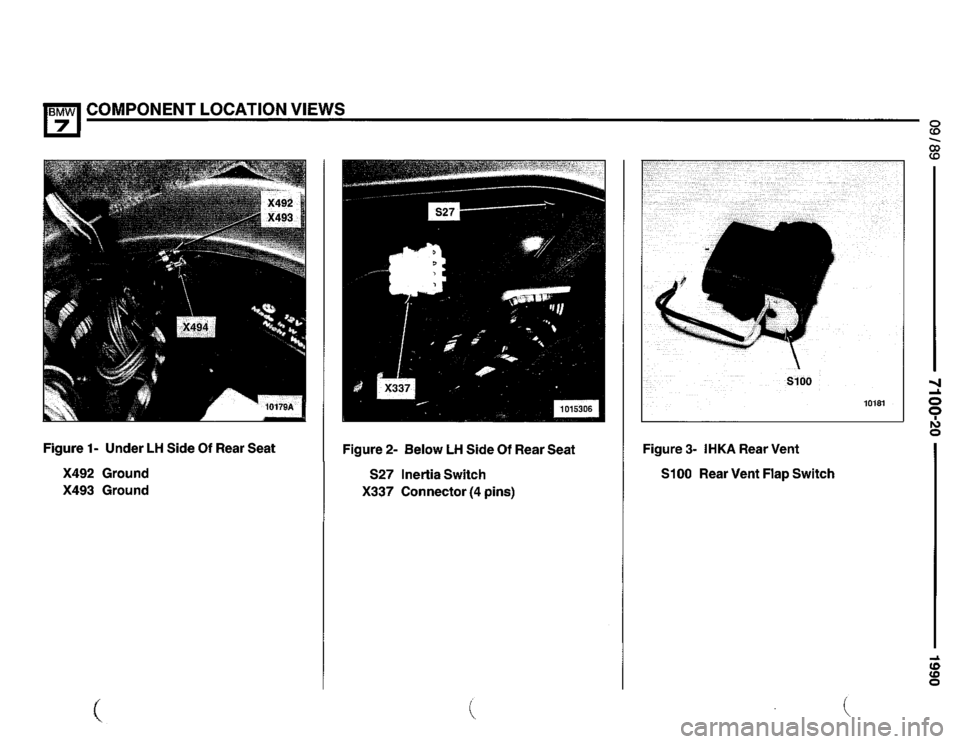 BMW 750il 1990 E32 Electrical Troubleshooting Manual 