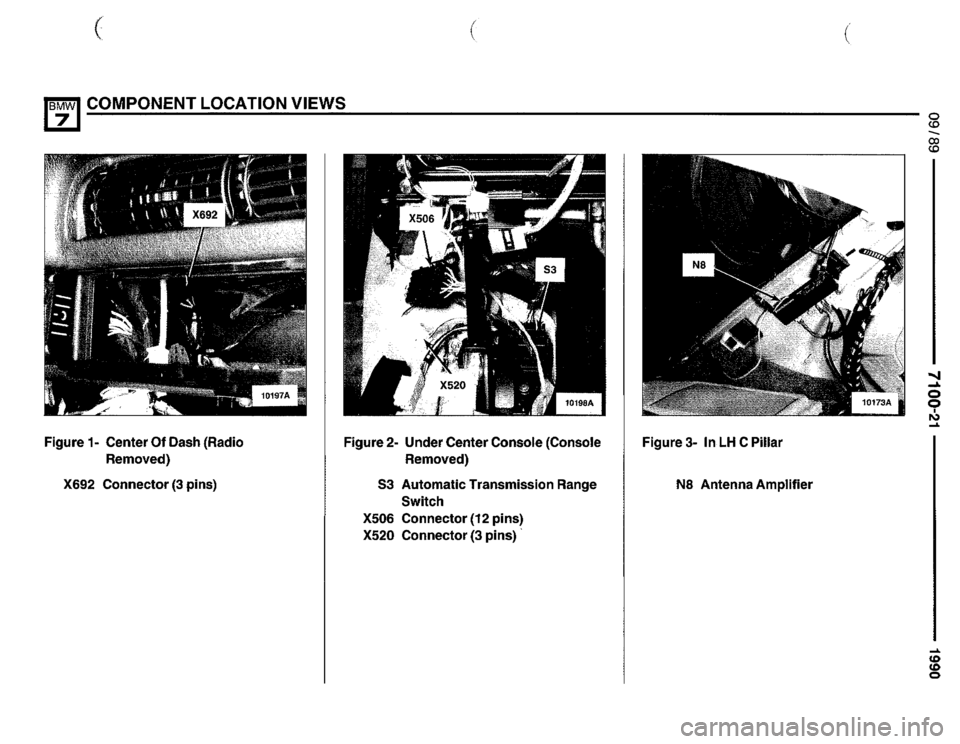 BMW 750il 1990 E32 Electrical Troubleshooting Manual 