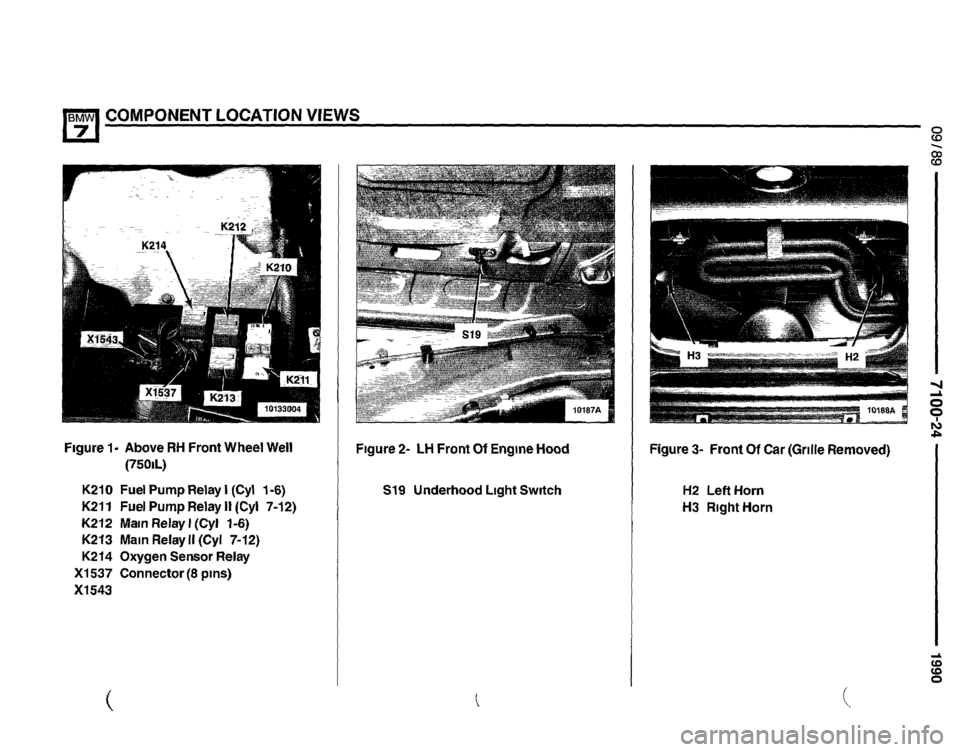 BMW 750il 1990 E32 Electrical Troubleshooting Manual 