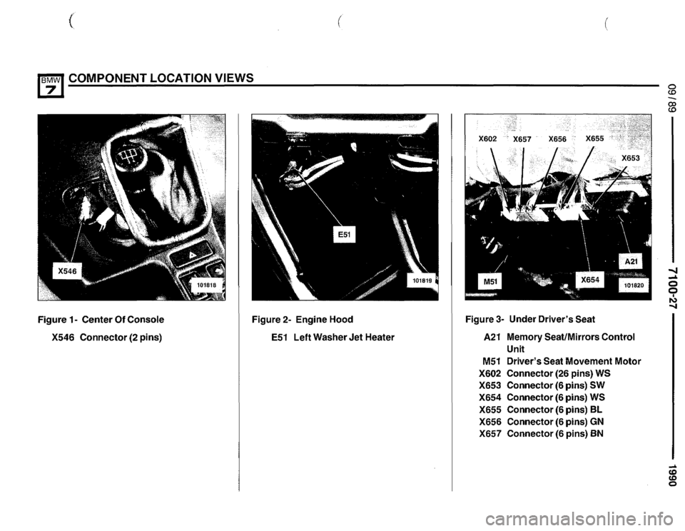 BMW 735il 1990 E32 Electrical Troubleshooting Manual 
