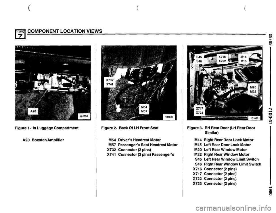 BMW 735il 1990 E32 Electrical Troubleshooting Manual 