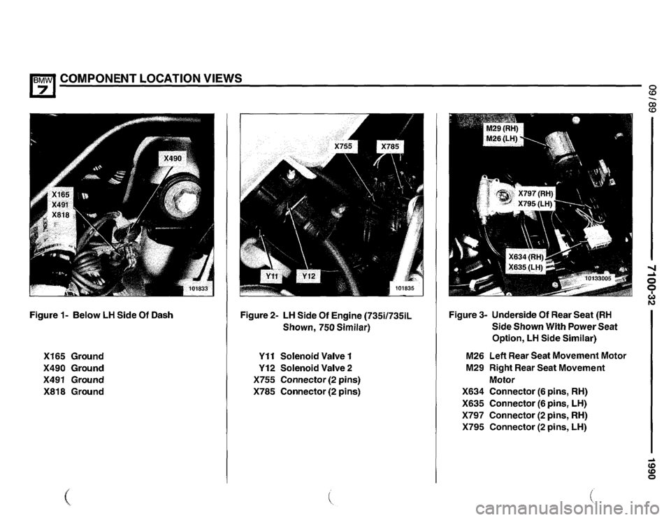 BMW 735il 1990 E32 Electrical Troubleshooting Manual 