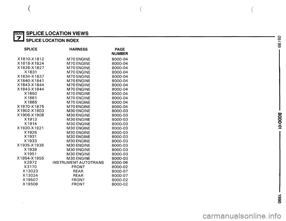 BMW 750il 1990 E32 Electrical Troubleshooting Manual 