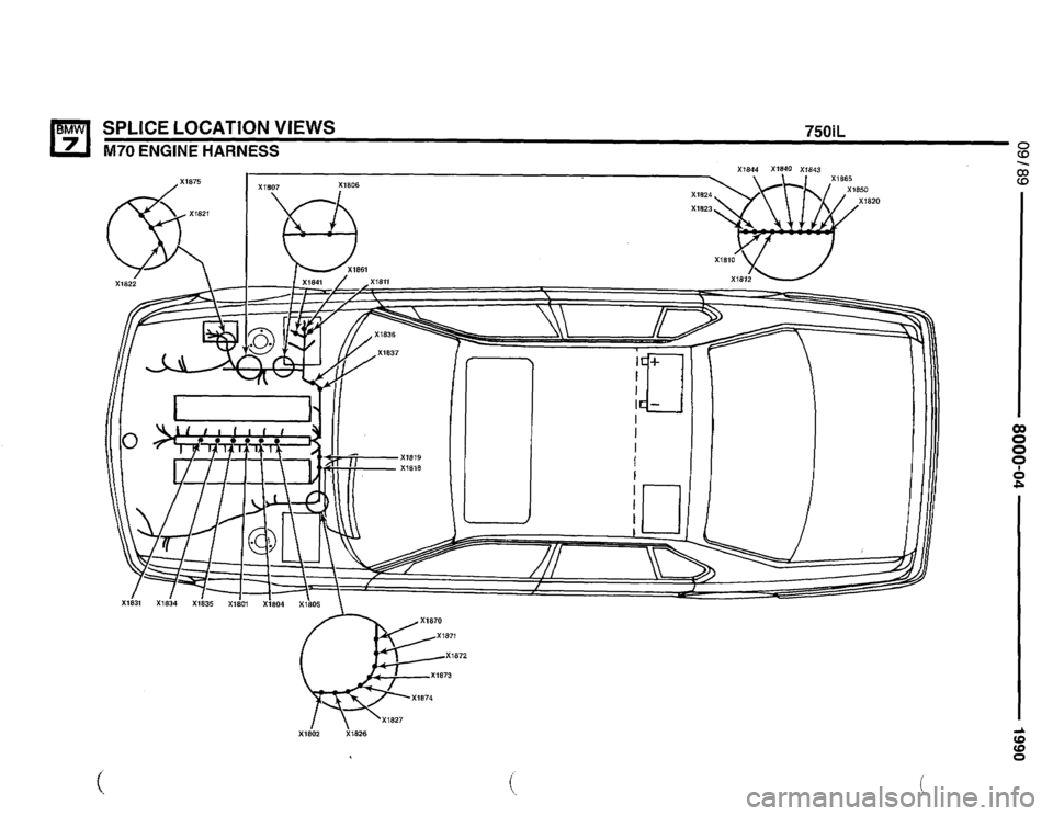 BMW 750il 1990 E32 Electrical Troubleshooting Manual 