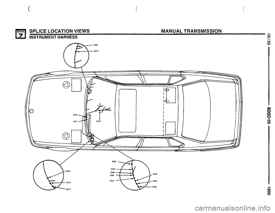 BMW 750il 1990 E32 Electrical Troubleshooting Manual 