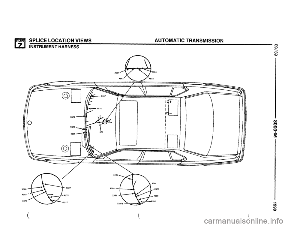 BMW 735il 1990 E32 Electrical Troubleshooting Manual 