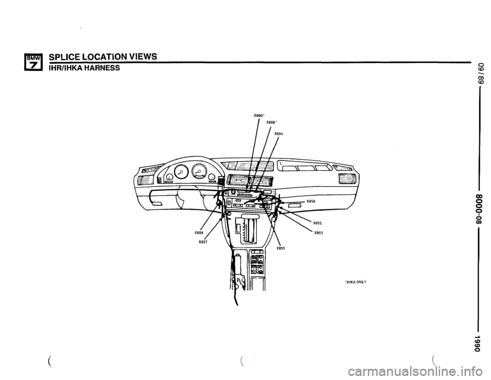 BMW 735il 1990 E32 Electrical Troubleshooting Manual 