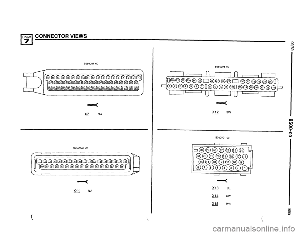 BMW 735il 1990 E32 Electrical Troubleshooting Manual 