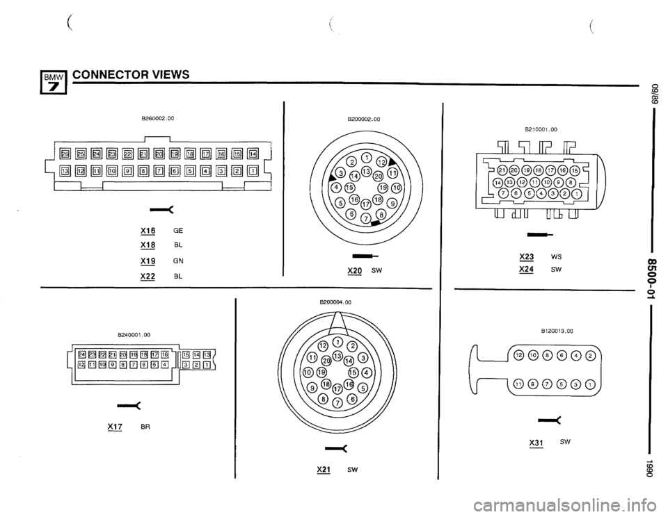 BMW 735il 1990 E32 Electrical Troubleshooting Manual 