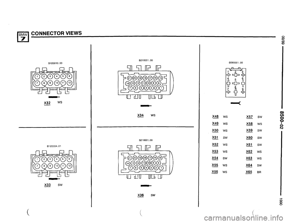 BMW 735il 1990 E32 Electrical Troubleshooting Manual 
