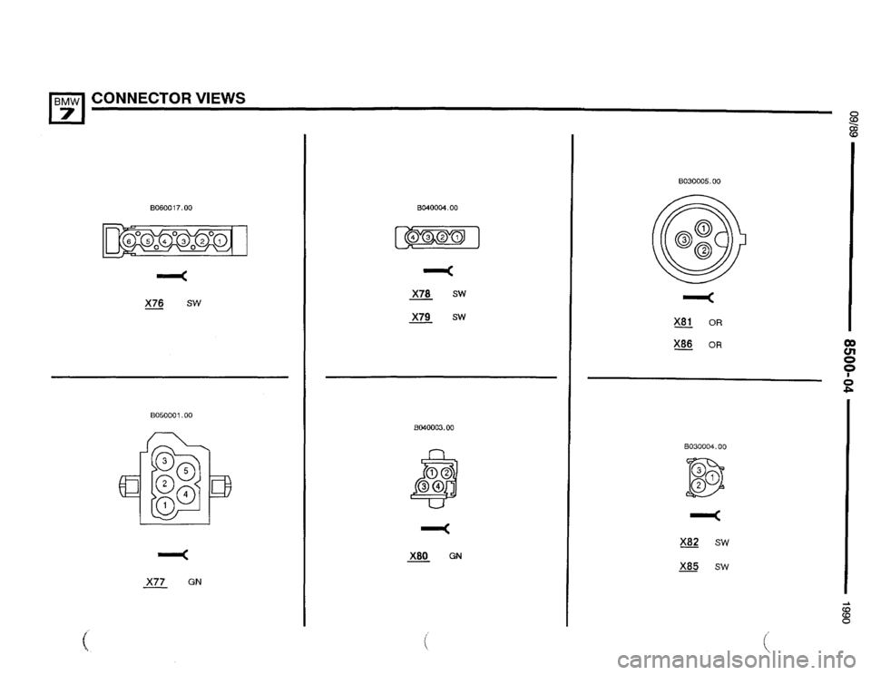 BMW 735il 1990 E32 Electrical Troubleshooting Manual 
