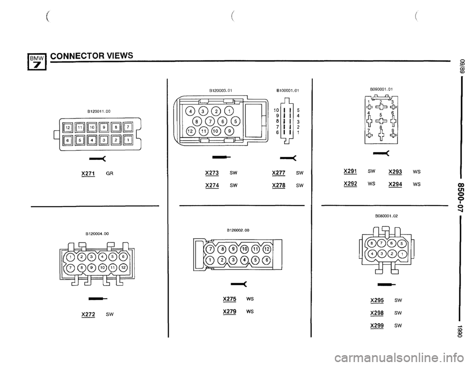 BMW 735il 1990 E32 Electrical Troubleshooting Manual 