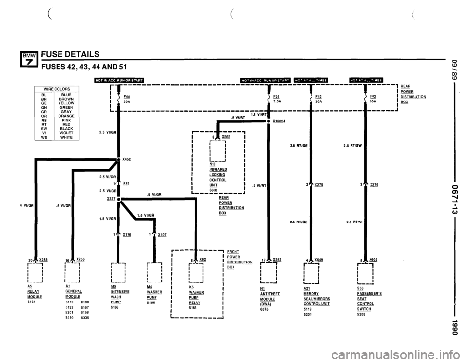BMW 750il 1990 E32 Electrical Troubleshooting Manual 
