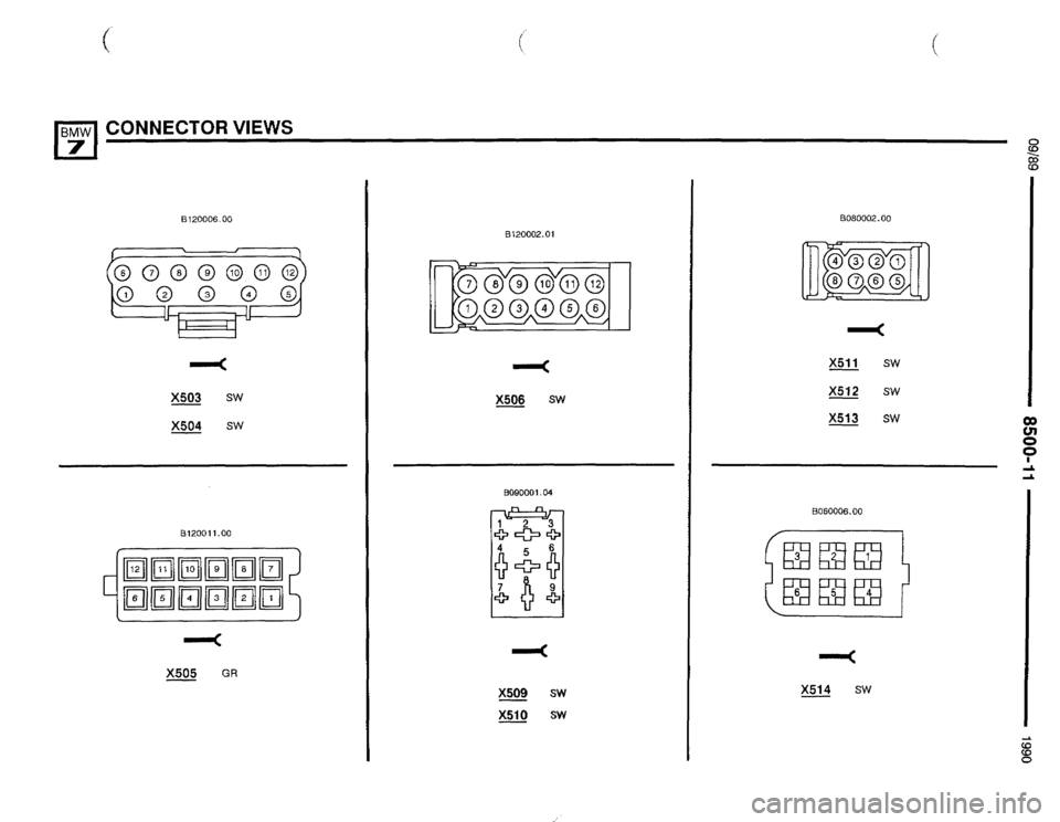 BMW 735il 1990 E32 Electrical Troubleshooting Manual 