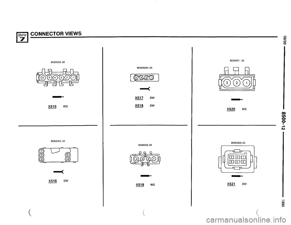 BMW 735il 1990 E32 Electrical Troubleshooting Manual 