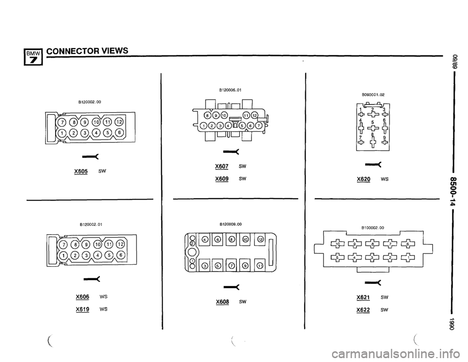 BMW 750il 1990 E32 Electrical Troubleshooting Manual 