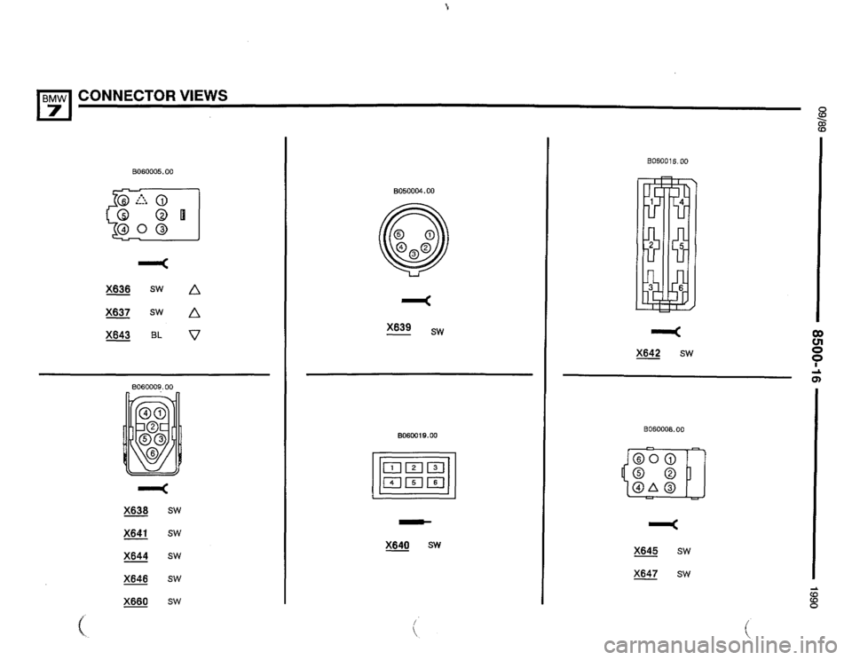 BMW 750il 1990 E32 Electrical Troubleshooting Manual 