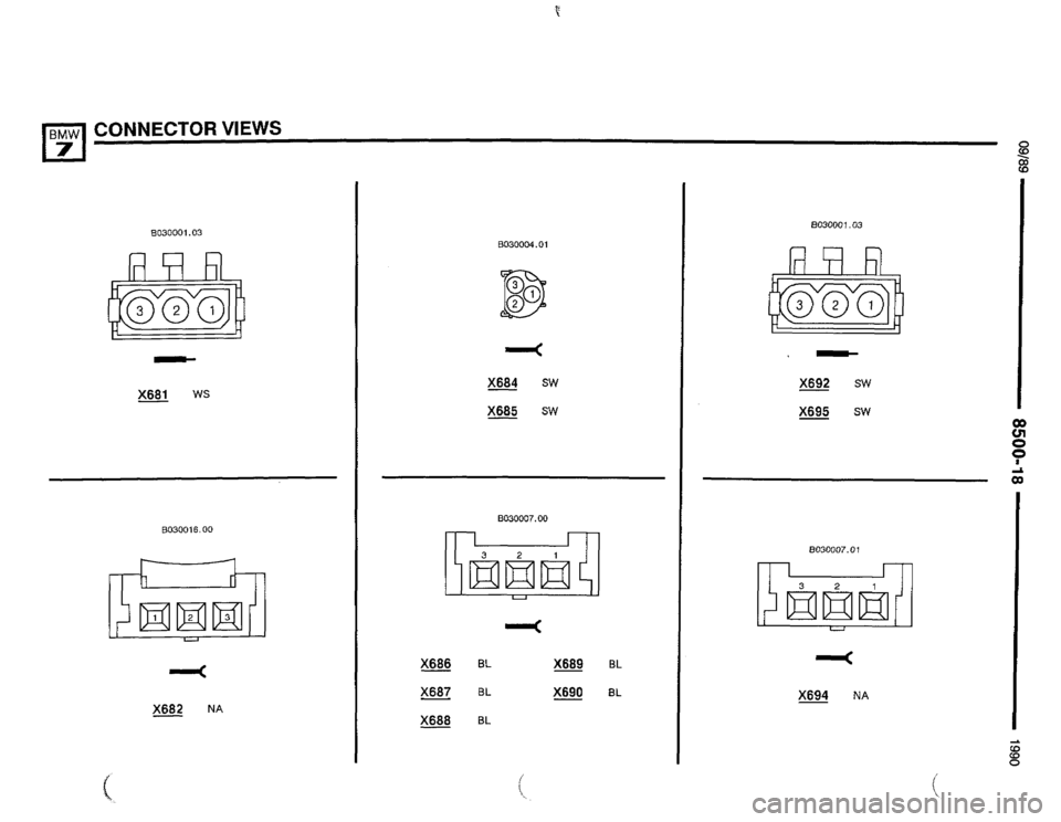 BMW 750il 1990 E32 Electrical Troubleshooting Manual 