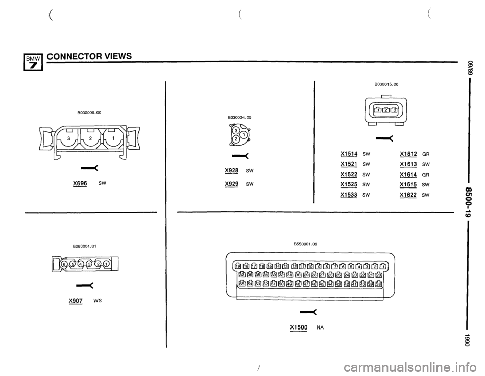 BMW 750il 1990 E32 Electrical Troubleshooting Manual 