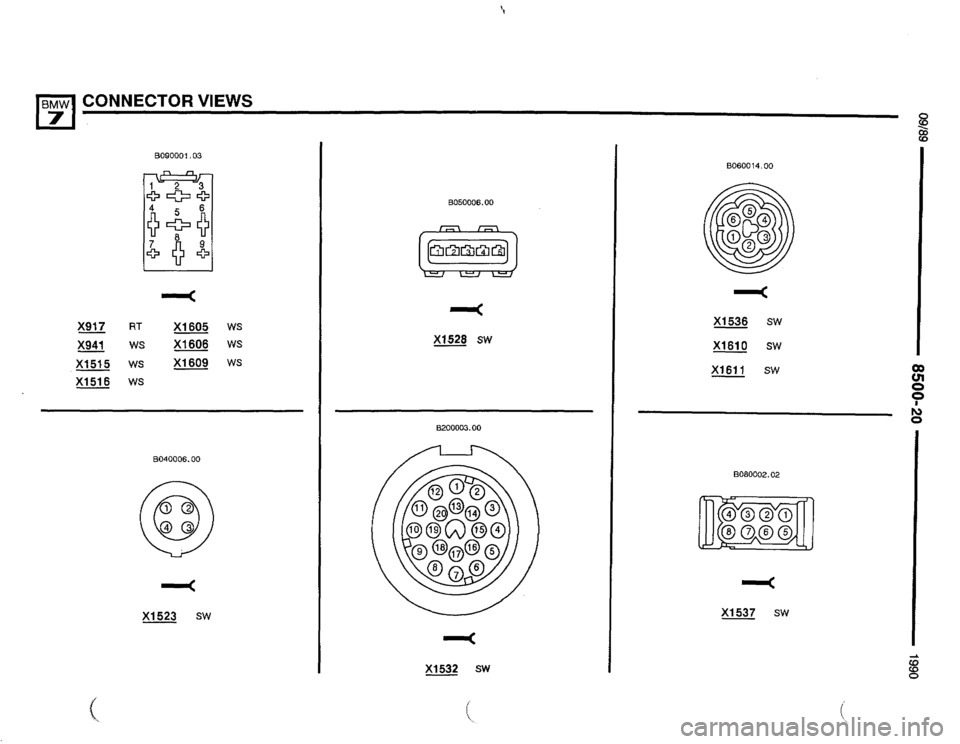 BMW 750il 1990 E32 Electrical Troubleshooting Manual 