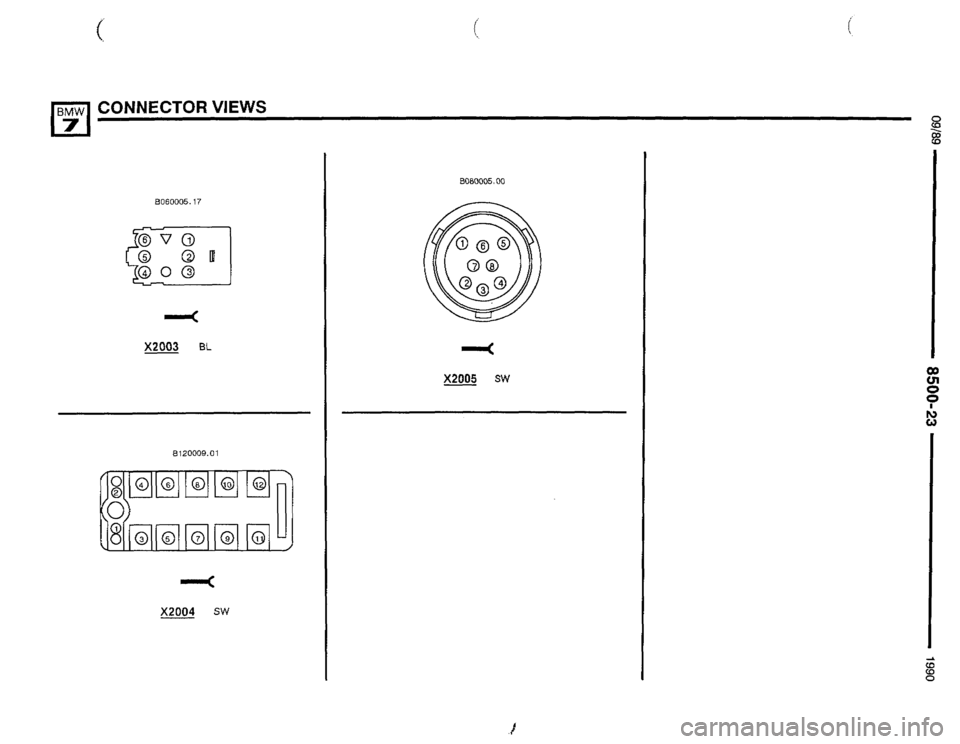 BMW 735il 1990 E32 Electrical Troubleshooting Manual 