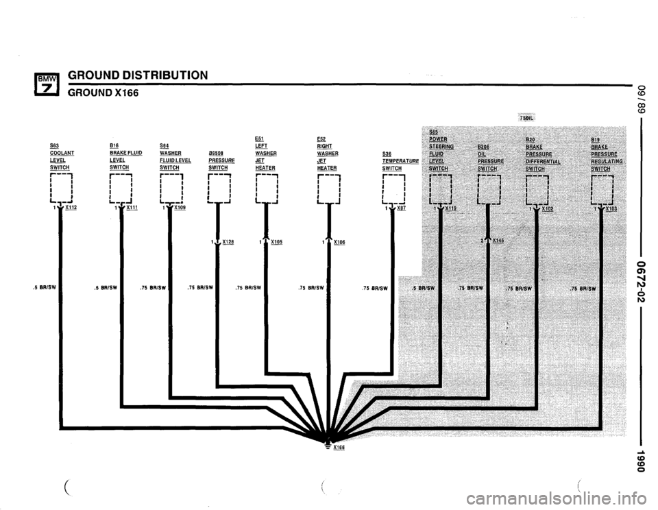 BMW 750il 1990 E32 Electrical Troubleshooting Manual 
