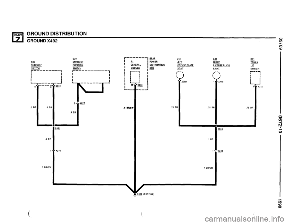 BMW 750il 1990 E32 Electrical Troubleshooting Manual 