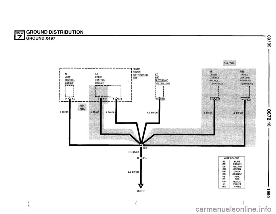 BMW 750il 1990 E32 Electrical Troubleshooting Manual 
