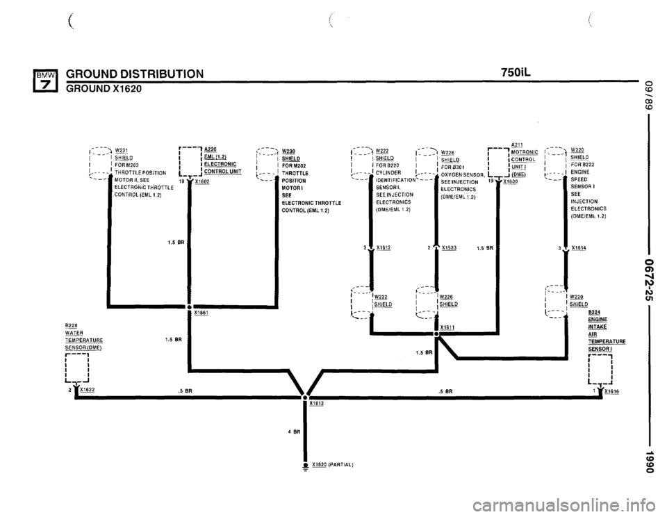 BMW 750il 1990 E32 Electrical Troubleshooting Manual 