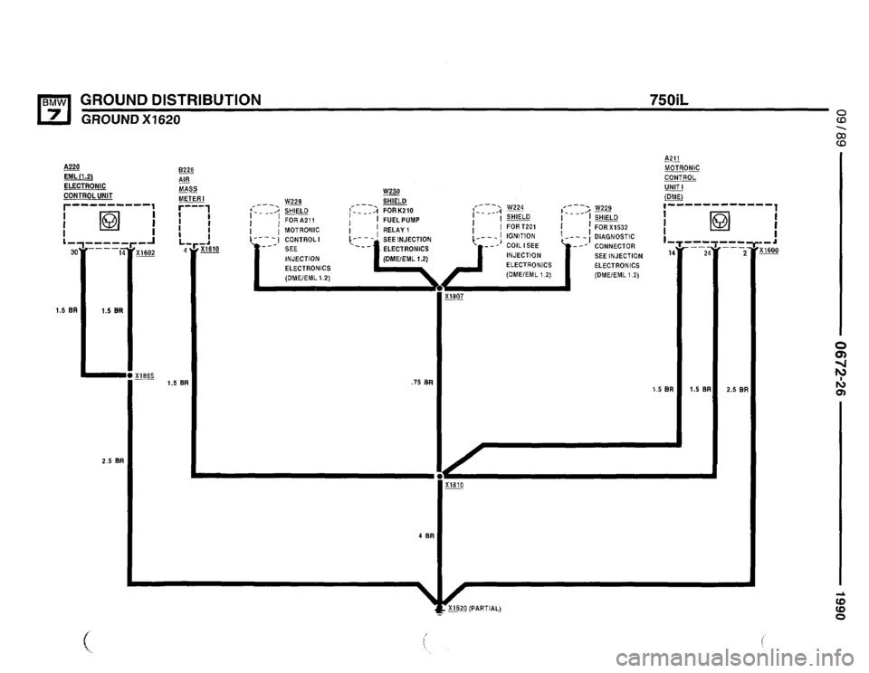 BMW 750il 1990 E32 Electrical Troubleshooting Manual 