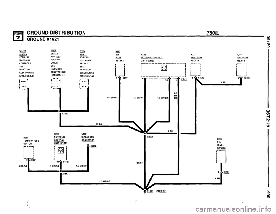 BMW 750il 1990 E32 Electrical Troubleshooting Manual 