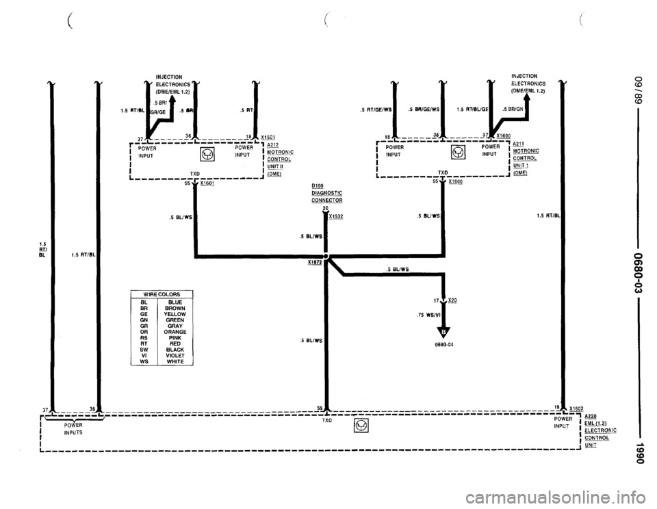 BMW 750il 1990 E32 Electrical Troubleshooting Manual 
