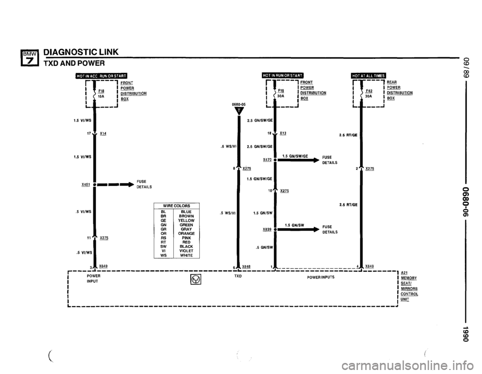BMW 750il 1990 E32 Electrical Troubleshooting Manual 