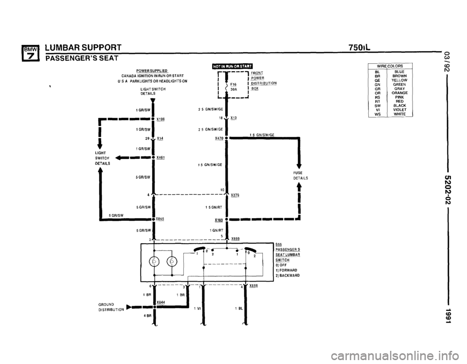 BMW 735i 1991 E32 Electrical Troubleshooting Manual 