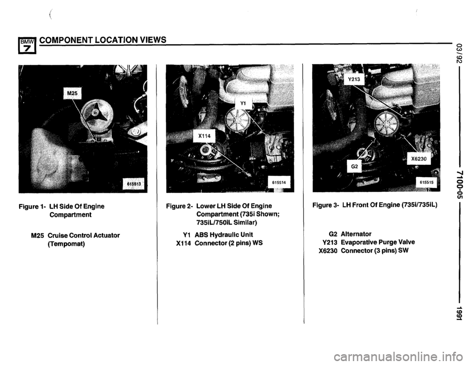 BMW 735i 1991 E32 Electrical Troubleshooting Manual 