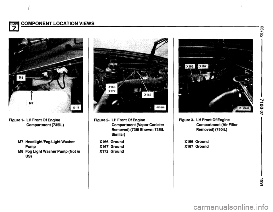 BMW 735i 1991 E32 Electrical Troubleshooting Manual 
