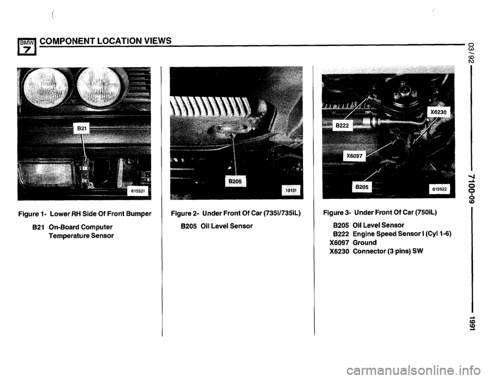 BMW 735i 1991 E32 Electrical Troubleshooting Manual 